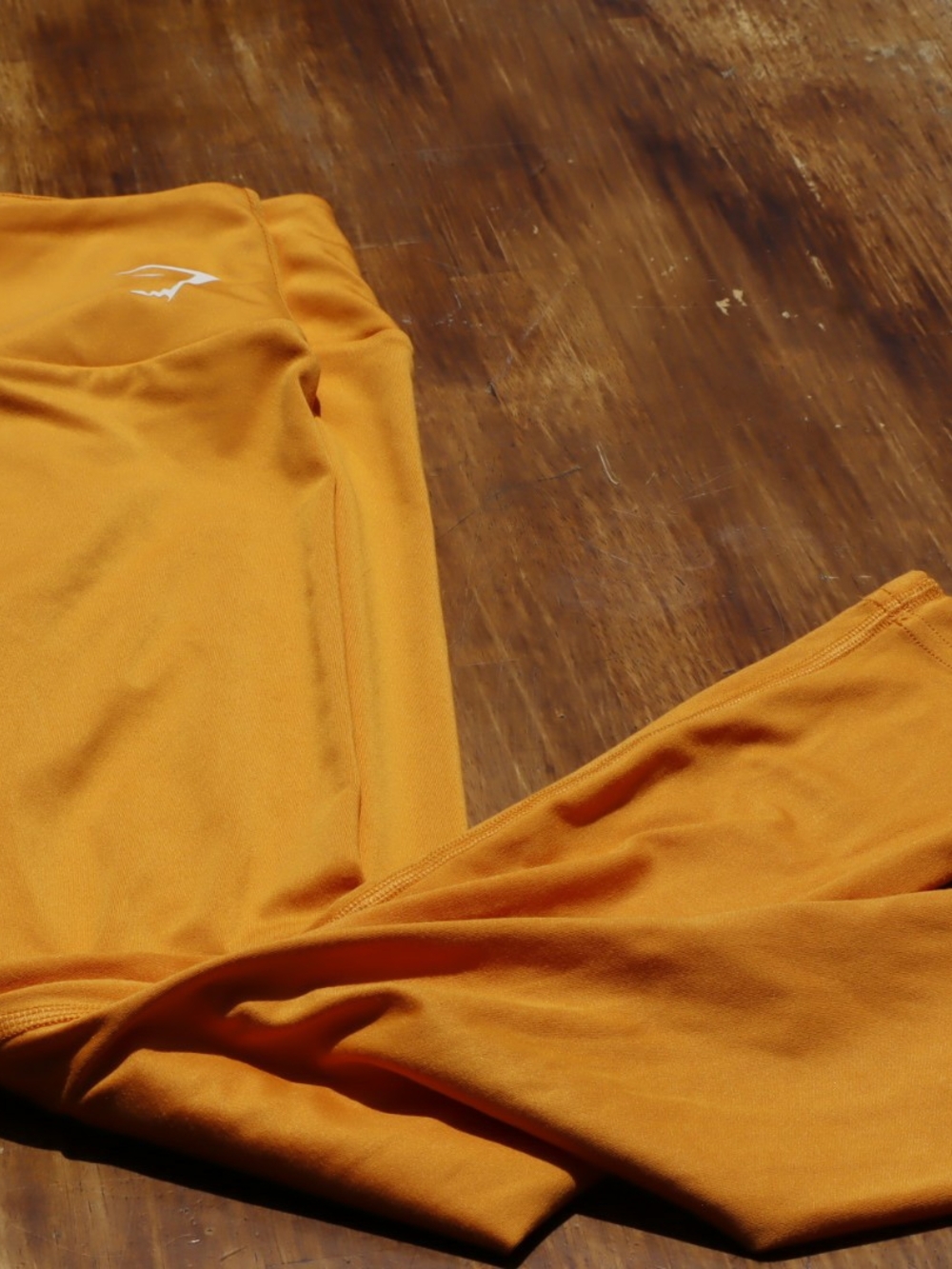 Gymshark Women's Bright Orange High-Waist Leggings